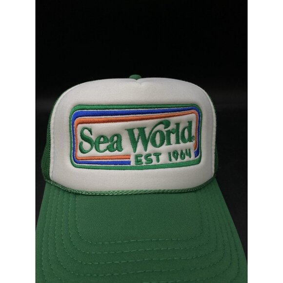 Otto Collection Sea World Hat Snapback Green Bill Vintage - Picture 4 of 10